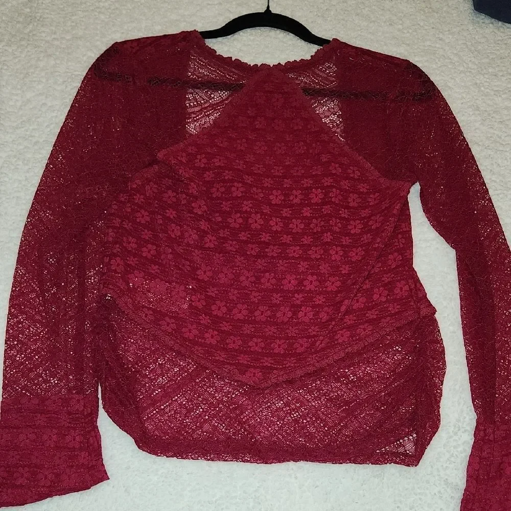 Free People Lace Top